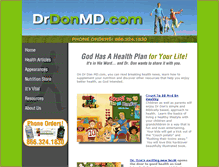 Tablet Screenshot of drdonmd.com